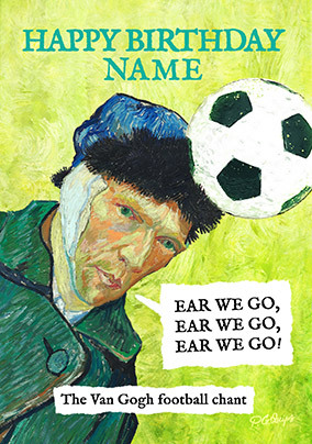 Ear We Go Personalised Birthday Card