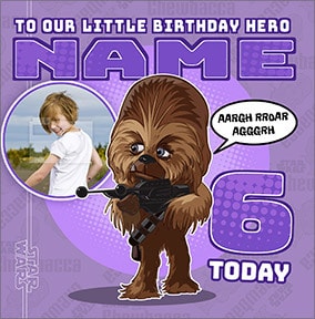 Chewbacca 6 Today Photo Card