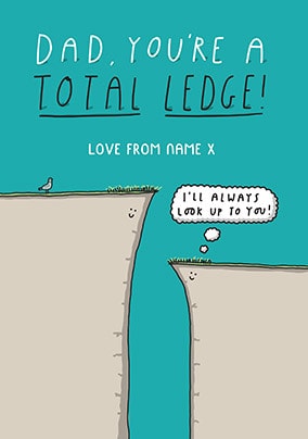 Dad - Total Ledge Personalised Card