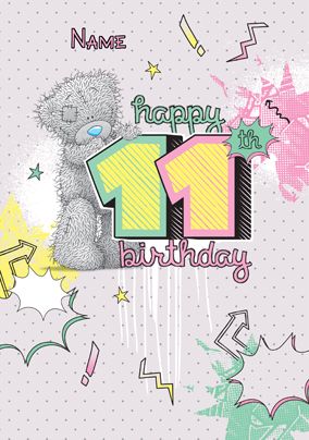 Me To You - Symbols 11th Birthday Card