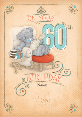 Me To You - 60th Birthday Feet Up Card