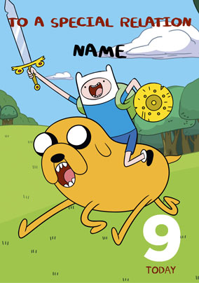 Adventure Time - Finn & Jake Age 9