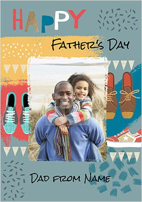 Happy Father's Day Dad Photo Card