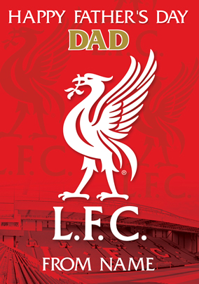 Liverpool FC Father's Day Card
