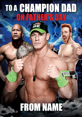 WWE Father's Day Card - Champion Dad
