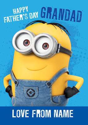 Despicable Me 2 - Grandad on Father's Day Card