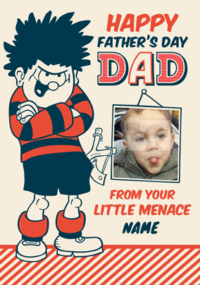 Dennis the Menace - Father's Day card From your Little Menace