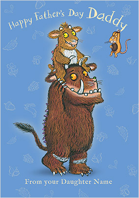 The Gruffalo Personalised Father's Day Card