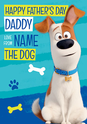 Secret Life of Pets - From the Dog Personalised Father's Day Card