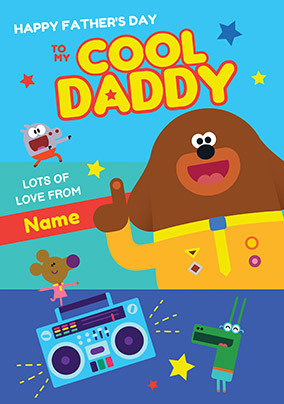 Hey Duggee - Cool Daddy Personalised Father's Day Card