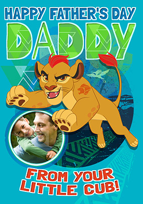 Happy Father's Day Daddy, From your little Cub!