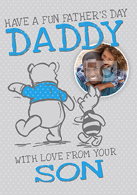 From Your Son Photo Father's Day Card