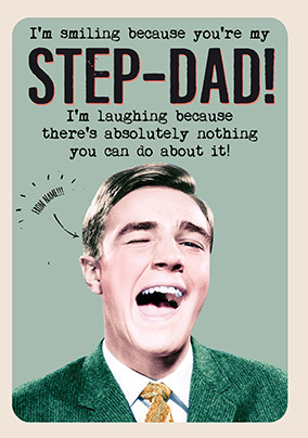My Step-Dad Personalised Father's Day Card