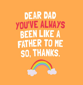 Dear Dad Father's Day Card