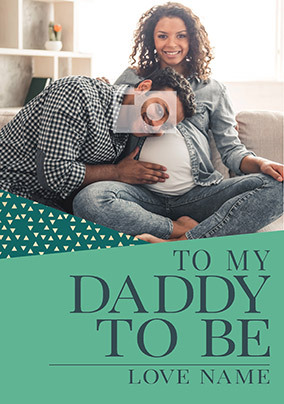 Daddy To Be Photo Father's Day Card