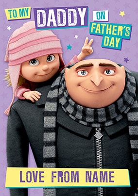 Despicable Me 3 Daddy Father's Day Card
