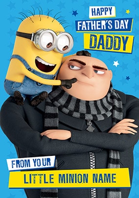 Despicable Me 3 Father's Day Card From your Little Minion