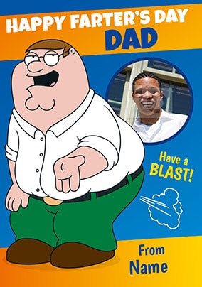 Family Guy Photo Upload Father's Day Card