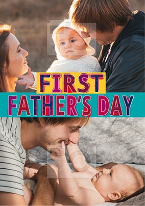 First Father's Day Multi Photo Card