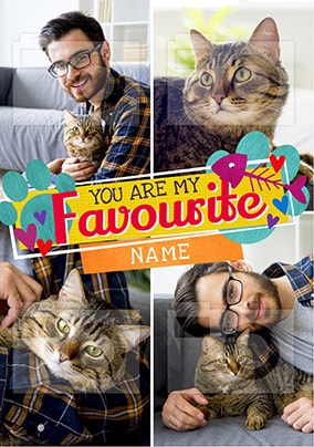 From The Cat Father's Day Photo Card