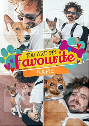 From The Dog Father's Day Photo Card