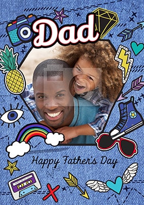 Dad Happy Father's Day Photo Card
