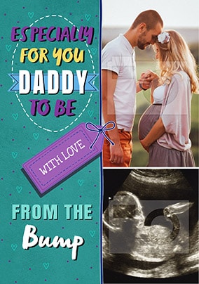 Daddy To Be Multi Photo Father's Day Card