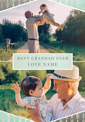 Best Grandad Ever Photo Upload Card