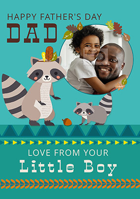 From your Little Boy photo Father's Day Card