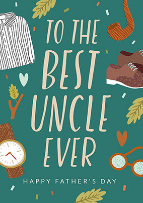 Best Uncle Ever Personalised Father's Day Card