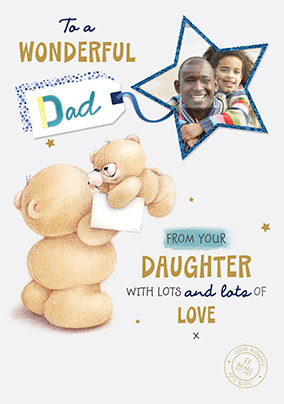 Dad Star Photo Forever Friends Father's Day Card