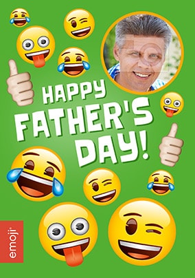 Emoji - Happy Father's Day Photo Card