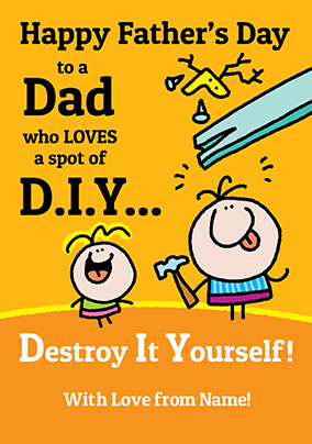 Lemon Squeezy Father's Day Card - DIY