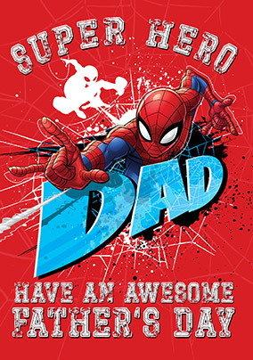 Spider-Man Awesome Father's Day Card