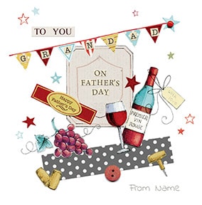 Mint Father's Day Card - Vin Rouge