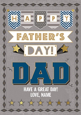 Mint Jackpot Father's Day Card - Stars & Banners