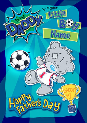 Me to You - From your Little Boy Personalised Card