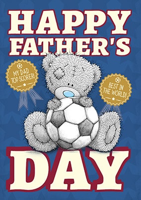 Me To You - Dad Top Scorer Personalised Father's Day Card