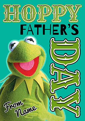 Kermit the Frog Father's Day Card