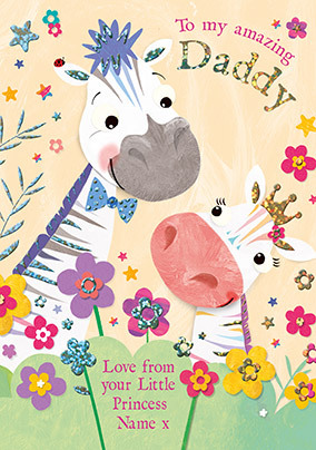 From your little Princess personalised Card