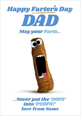 Happy Farter's Day Personalised Card