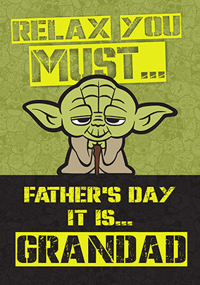 Yoda Grandad Father's Day Card