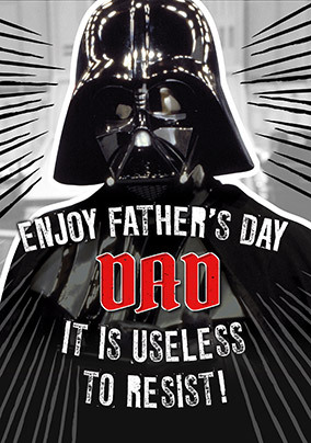 Darth Vader Father's Day Card