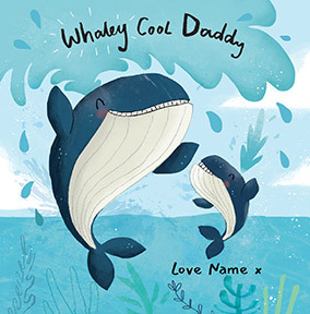 Whaley Cool Dad personalised Card