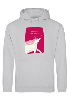Horny Unicorn Valentines Personalised Hoodie