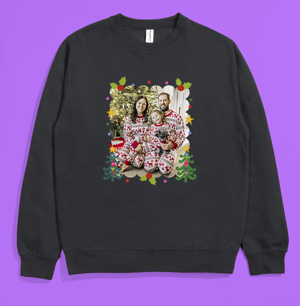 Festive Full Photo Christmas Jumper