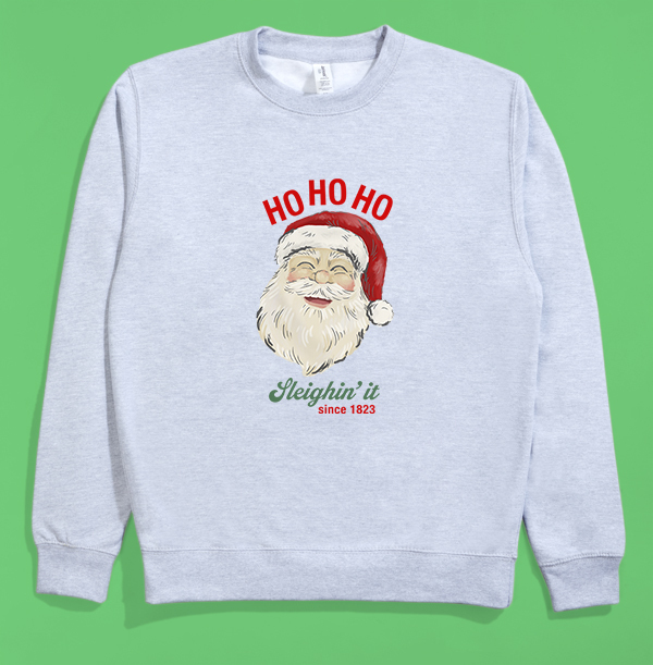 Ho Ho Ho Sleighin' It Christmas Jumper