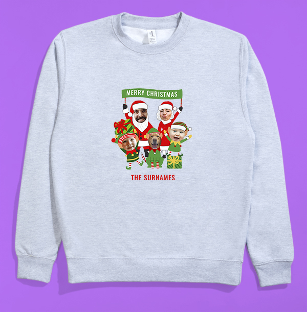 The Surnames Merry Christmas Jumper