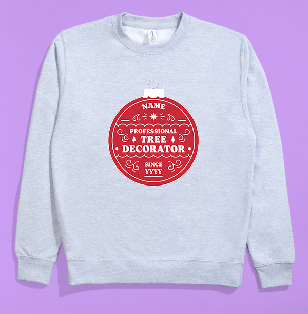 Personalised Tree Decorator Christmas Jumper