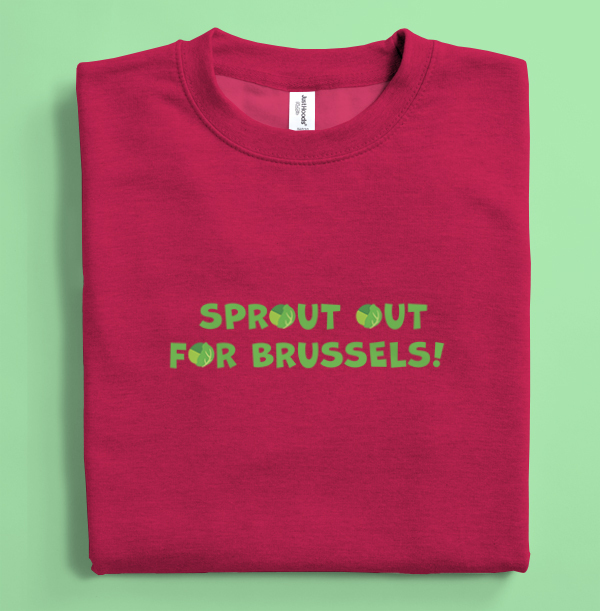 Sprout Out for Brussels Christmas Jumper